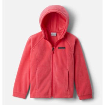 Columbia Benton Springs II Hooded Fleece, Chamarras Rosas Claro Para Niña | 793156-NGH